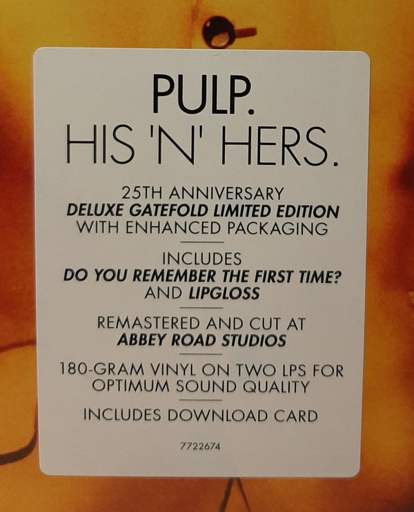 Pulp - His 'N' Hers | Island Records (7722674) - 3