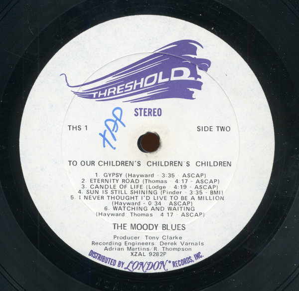 The Moody Blues - To Our Childrens Childrens Children [Vinyl] | Threshold (THS 1) - 4