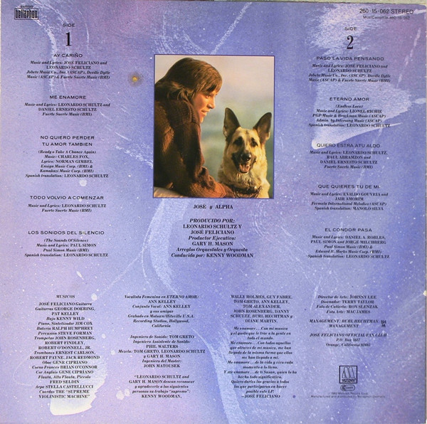 José Feliciano - Me Enamore | Motown (260·15·062) - 2