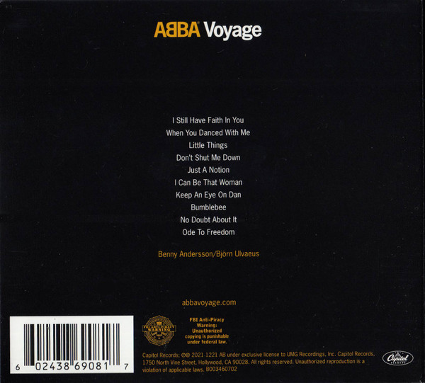 ABBA - Voyage | Capitol Records (B003460702) - 2