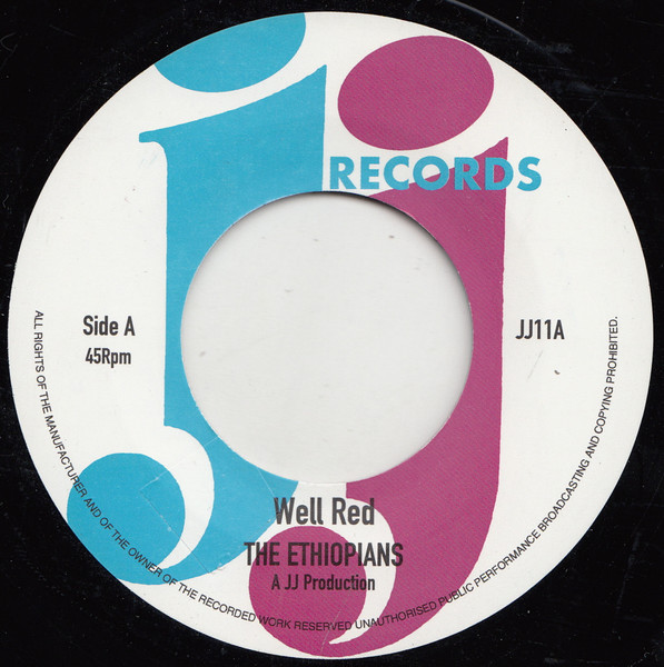 The Ethiopians / JJ All Stars - Well Red / Mango Tree | JJ Records (JJ11)