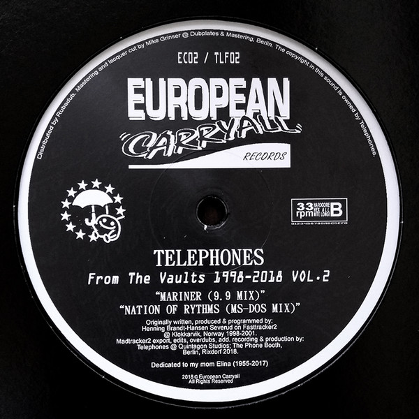 Telephones - From The Vaults 1998-2018 Vol. 2 (USED) | European Carryall (EC02 / TLF02)