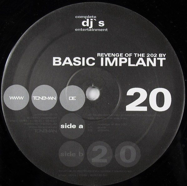 Basic Implant - Revenge Of The 202 | Toneman (Toneman 20) - main