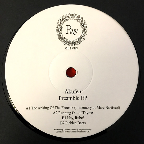 Akufen - Preamble EP (USED) | Ourway (RWAY001)