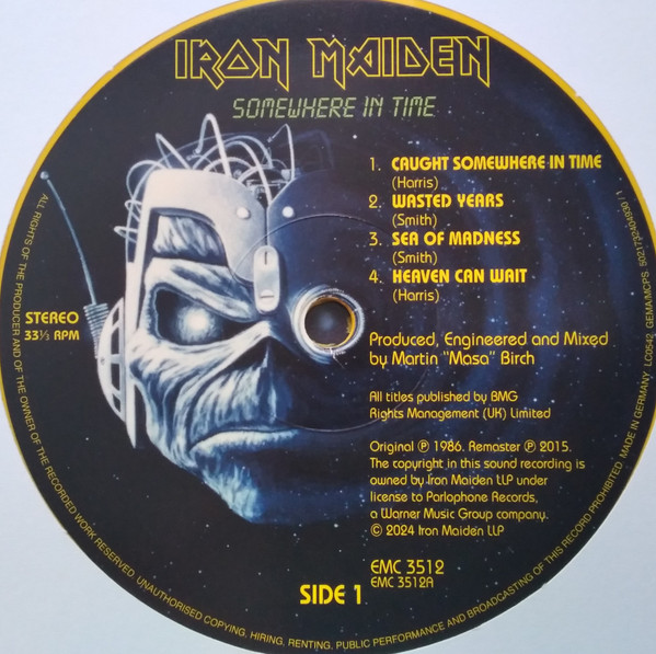 Iron Maiden - Somewhere in Time | Parlophone (5021732504930) - 3 Iron Maiden - Somewhere in Time | Parlophone (5021732504930) - 3