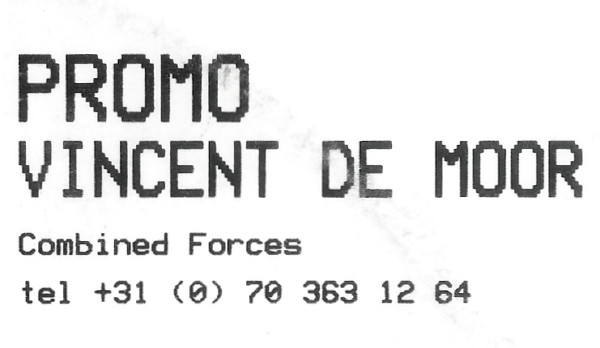 Vincent De Moor - Between 2 Fires / Eternity | Combined Forces (UFV 001) - 2