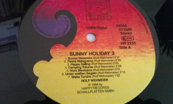 Rolf Wehmeier - Sunny Holiday 2 | Happy Records (HR 2255) - 3 Rolf Wehmeier - Sunny Holiday 2 | Happy Records (HR 2255) - 3