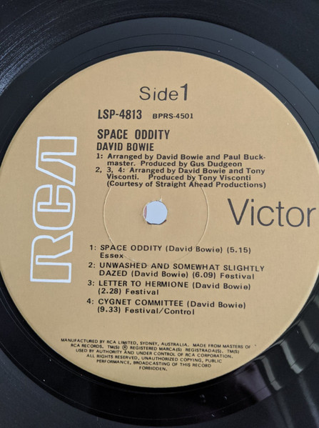 David Bowie - Space Oddity | RCA Victor (LSP-4813) - 2 David Bowie - Space Oddity | RCA Victor (LSP-4813) - 2