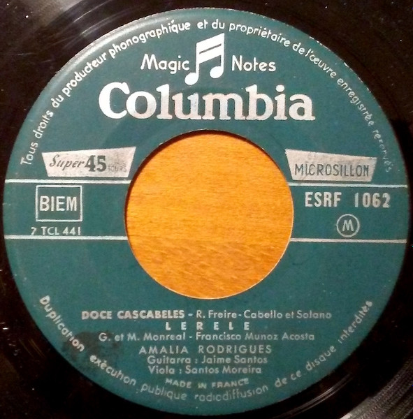 Amália Rodrigues - Una Casa Portuguesa | Columbia (ESRF 1062) - 4