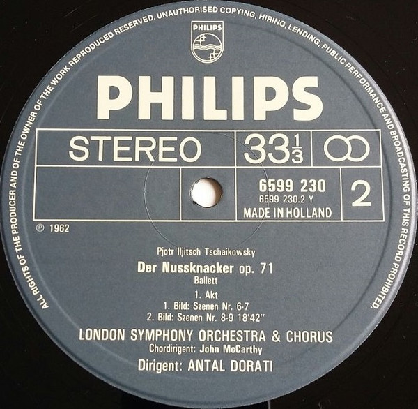 Pyotr Ilyich Tchaikovsky , Antal Dorati , London Symphony Orchestra And London Symphony Chorus - Der Nussknacker Gesamtaufnahme The Complete Nutcracker | Philips (6780 250) - 4