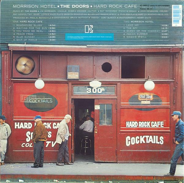 The Doors - Morrison Hotel | Elektra (K 42 080) - 2