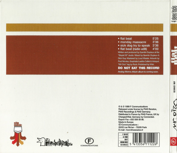 Mr. Oizo - Flat Beat | F Communications (137.0104.22) - 2 Mr. Oizo - Flat Beat | F Communications (137.0104.22) - 2