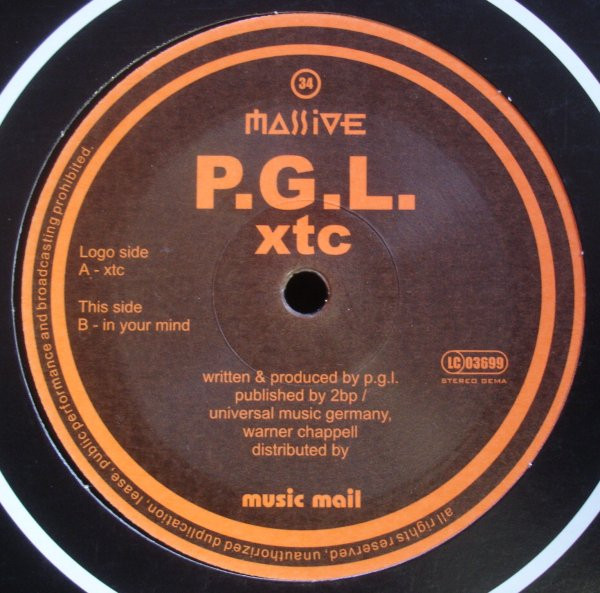 P.G.L. - XTC | Massive Records (MAS 34) - main