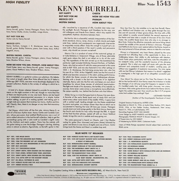 Kenny Burrell - Kenny Burrell | Blue Note (B0033486-01) - 4