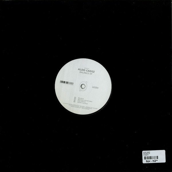 Aldo Cadiz - Balance EP | lørdag (LORDAG033) - 2
