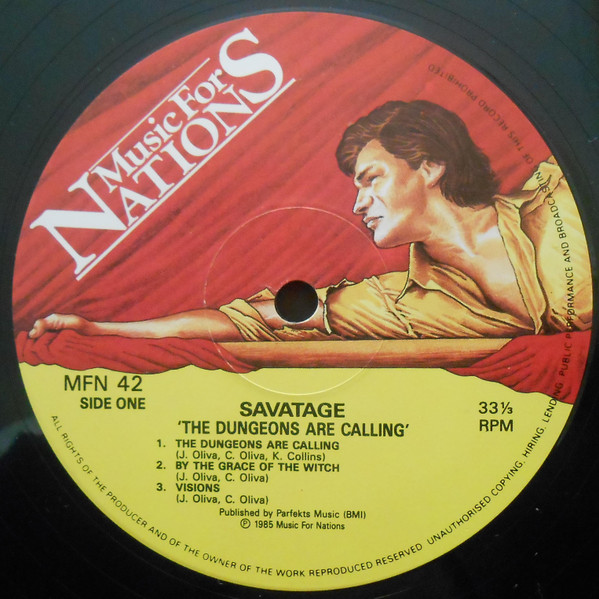 Savatage - The Dungeons Are Calling | Music For Nations (MFN 42) - 3