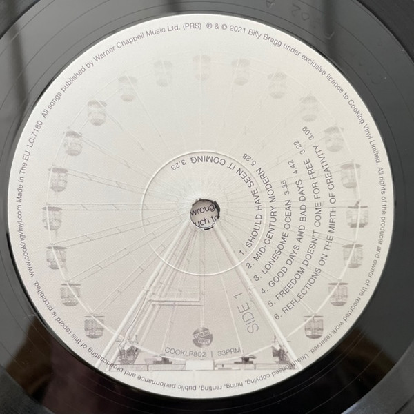 Billy Bragg - The Million Things That Never Happened LP | Cooking Vinyl (COOKLP802) - 3 Billy Bragg - The Million Things That Never Happened LP | Cooking Vinyl (COOKLP802) - 3