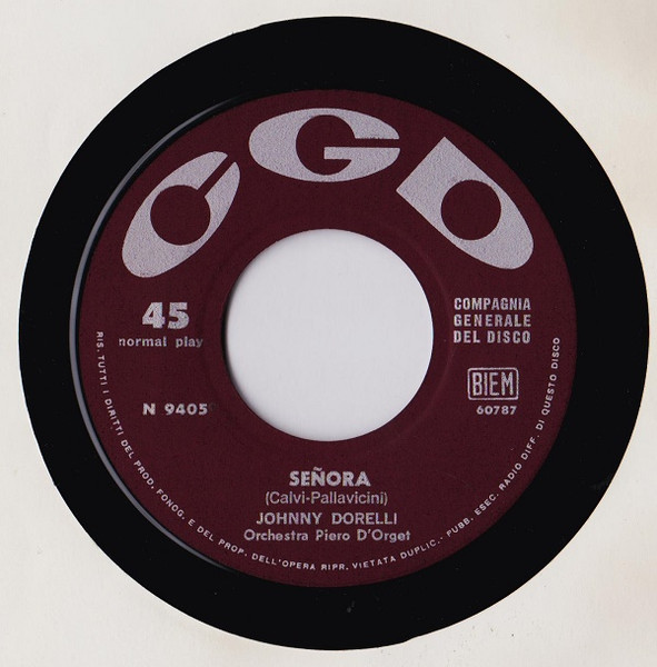 Johnny Dorelli - Le Rose Sono Rosse | CGD (N 9405) - 4