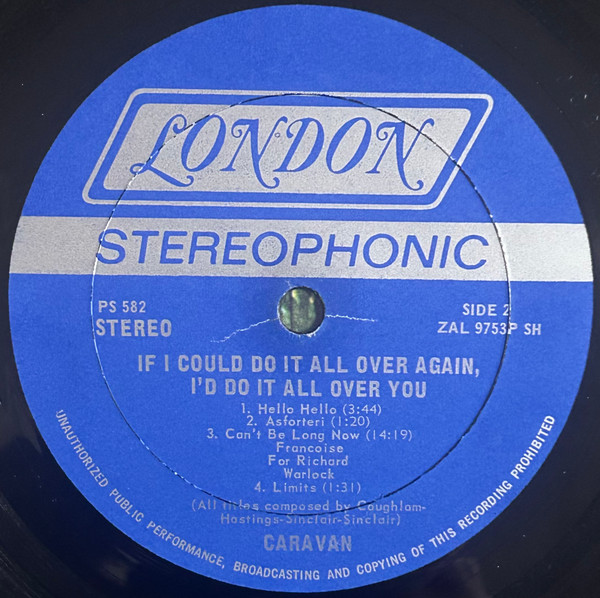 Caravan - If I Could Do It All Over Again, I'd Do It All Over You | London Records (PS 582) - 4 Caravan - If I Could Do It All Over Again, I'd Do It All Over You | London Records (PS 582) - 4