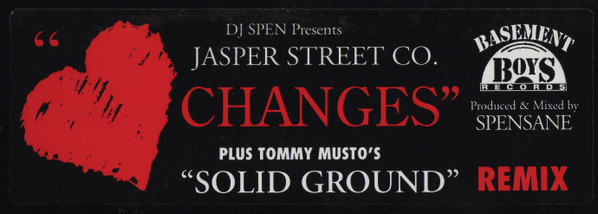 DJ Spen Presents Jasper Street Co. - Love Changes | Basement Boys Records (BBR016) - 3 DJ Spen Presents Jasper Street Co. - Love Changes | Basement Boys Records (BBR016) - 3