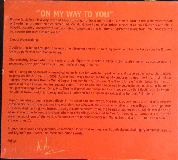 Rigmor Gustafsson - On My Way To You | ACT (ACT 9710-2) - 4
