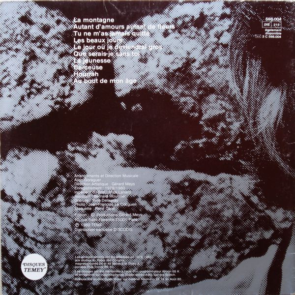 Jean Ferrat - 4 - La Montagne / Que Serais-je Sans Toi - 1964 | Disques Temey (598.004) - 4