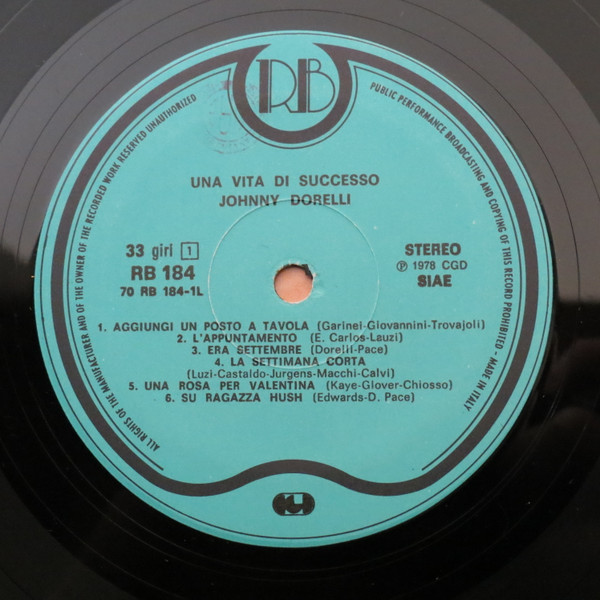 Johnny Dorelli - Una Vita Di Successo | Record Bazaar (RB 184) - 3