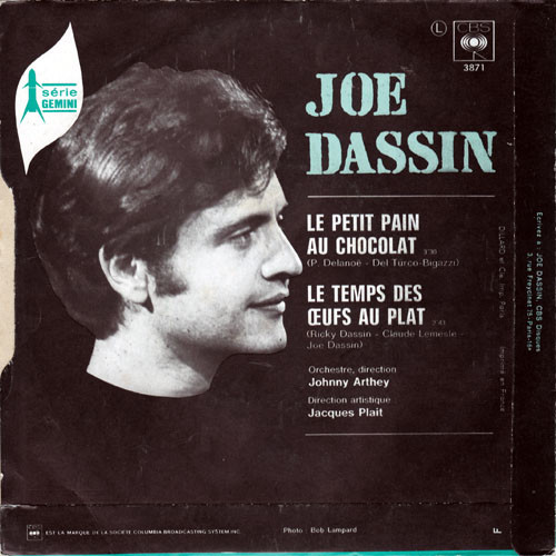 Joe Dassin - Le Petit Pain Au Chocolat / Le Temps Des Œufs Au Plat | CBS (3871) - 2