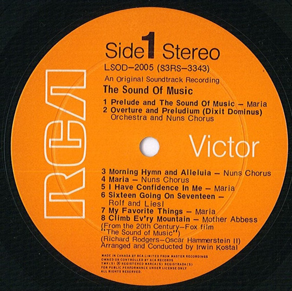 Various - The Sound Of Music (An Original Soundtrack Recording) | RCA Victor (LSOD-2005) - 3 Various - The Sound Of Music (An Original Soundtrack Recording) | RCA Victor (LSOD-2005) - 3