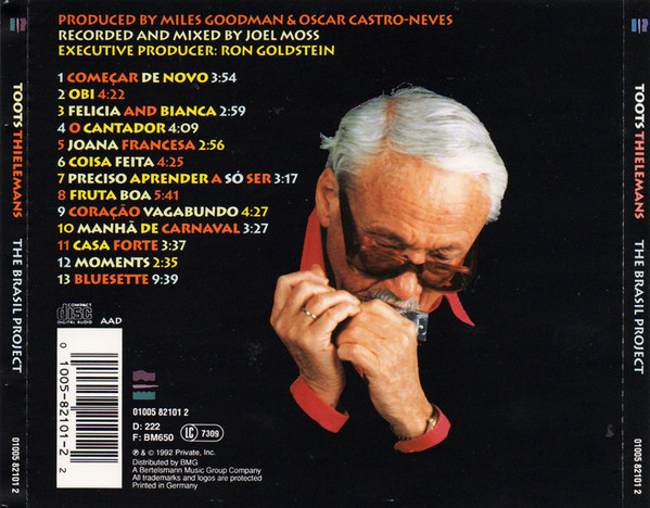 Toots Thielemans - The Brasil Project | Private Music (01005 82101 2) - 2