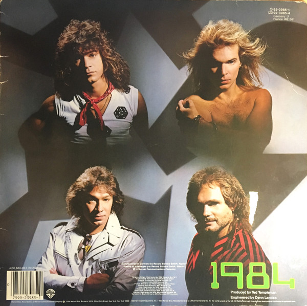Van Halen - 1984 | Warner Bros. Records (92-3985-1) - 2