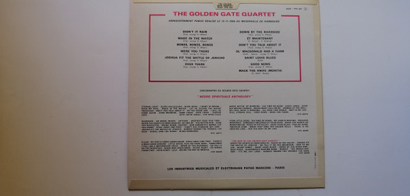 The Golden Gate Quartet - Concert In Hamburg | Columbia (SGXF - FPX 334) - 2 The Golden Gate Quartet - Concert In Hamburg | Columbia (SGXF - FPX 334) - 2