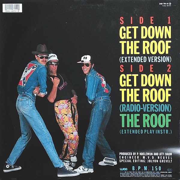 Peter Koelewijn And MC Miker G. & DJ Sven - Get Down The Roof (Extended Version) | WEA (246 791-0) - 2 Peter Koelewijn And MC Miker G. & DJ Sven - Get Down The Roof (Extended Version) | WEA (246 791-0) - 2