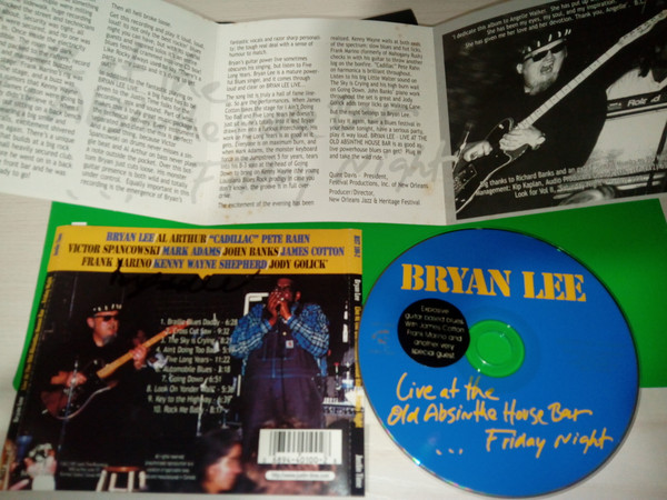 Bryan Lee - Live At The Old Absinthe House Bar ...Friday Night [CD] | Justin Time (JUST 100-2) - 3