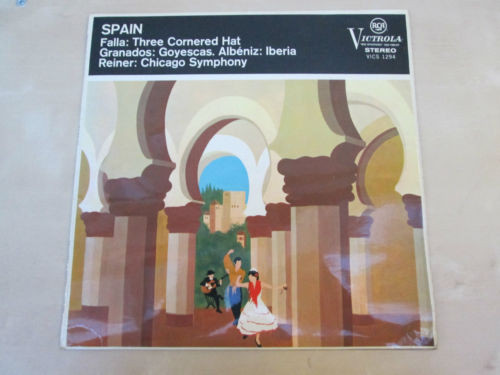 Manuel De Falla : Enrique Granados : Isaac Albéniz : Fritz Reiner : Chicago Symphony Orchestra - Spain | RCA Victrola (Vics 1294)