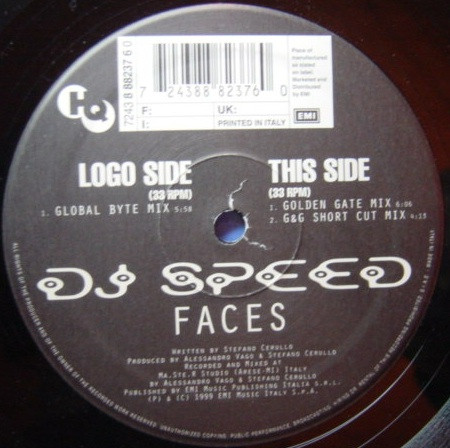 DJ Speed - Faces | Dance Factory (8 88237 6) - main