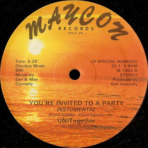 Unit - You're Invited To A Party | Maycon Records (M-1002) - 2 Unit - You're Invited To A Party | Maycon Records (M-1002) - 2