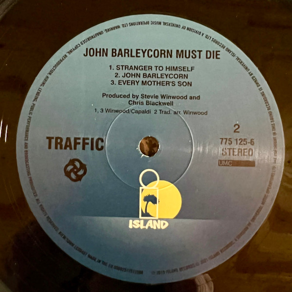 Traffic - John Barleycorn Must Die | Island Records (775 125-6) - 4