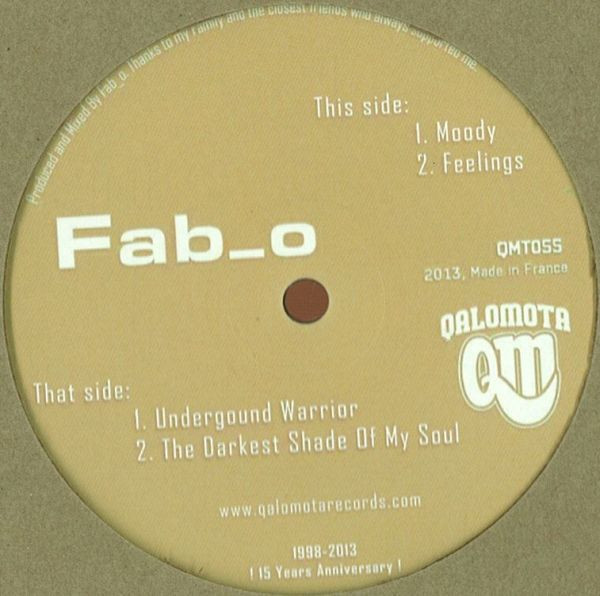 Fab_o - Moody | Qalomota Records (QMT055) - main Fab_o - Moody | Qalomota Records (QMT055) - main