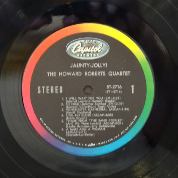 The Howard Roberts Quartet - Jaunty-Jolly! | Capitol Records (ST 2716) - 3 The Howard Roberts Quartet - Jaunty-Jolly! | Capitol Records (ST 2716) - 3