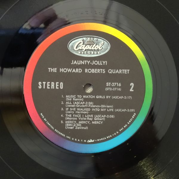 The Howard Roberts Quartet - Jaunty-Jolly! | Capitol Records (ST 2716) - 4 The Howard Roberts Quartet - Jaunty-Jolly! | Capitol Records (ST 2716) - 4