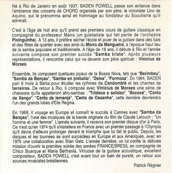 Baden Powell - Felicidade | Kardum (646001) - 3