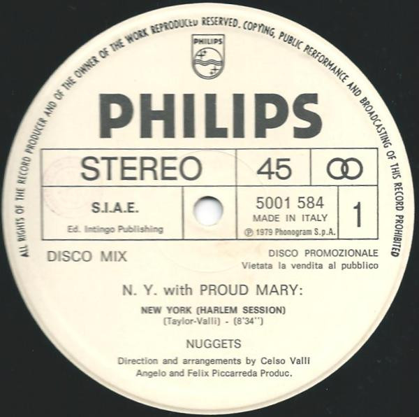 Nuggets - New York (Harlem Session) / Proud Mary | Philips (5001 584) - main