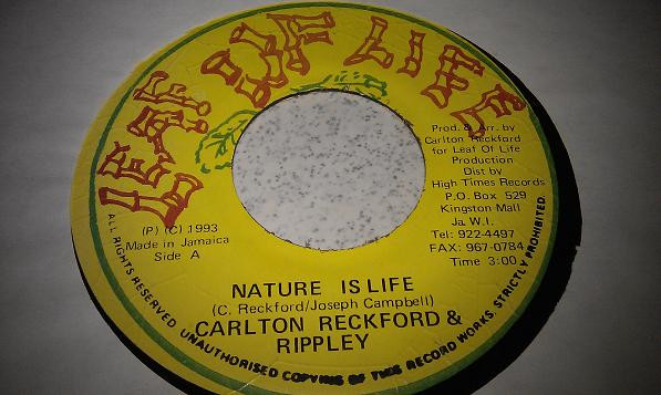 Carlton Reckford & Rippley - Nature Is Life | Leaf Of Life (none) - main