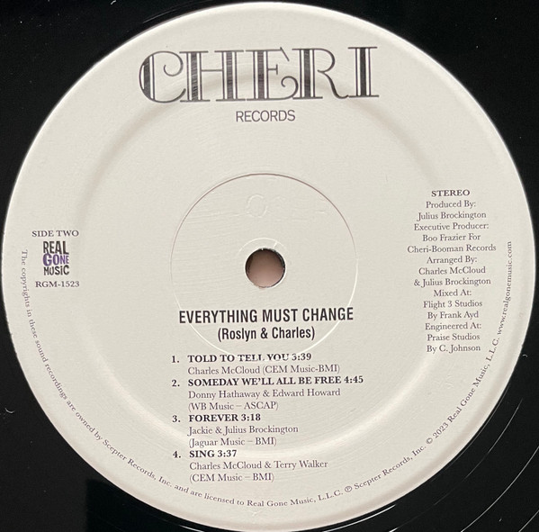 Roslyn & Charles - Everything Must Change | Real Gone Music (RGM-1523) - 4