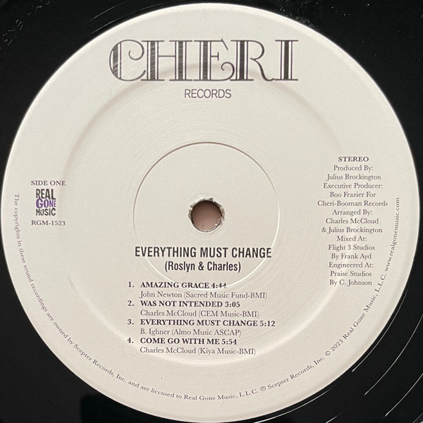 Roslyn & Charles - Everything Must Change | Real Gone Music (RGM-1523) - 3