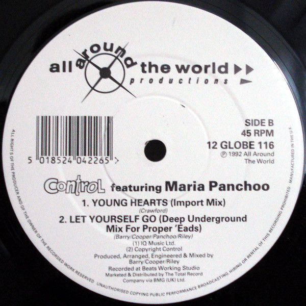 Control Featuring Maria Panchoo - Young Hearts | All Around The World (12 GLOBE 116) - 4 Control Featuring Maria Panchoo - Young Hearts | All Around The World (12 GLOBE 116) - 4