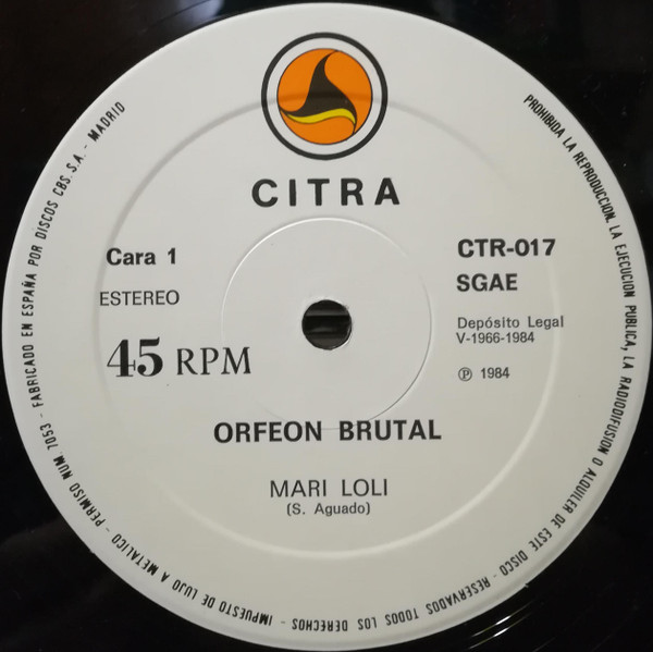 Orfeon Brutal - Orfeón Brutal | Citra (CTR-017) - 3