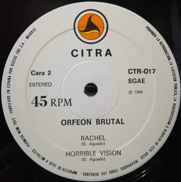 Orfeon Brutal - Orfeón Brutal | Citra (CTR-017) - 4