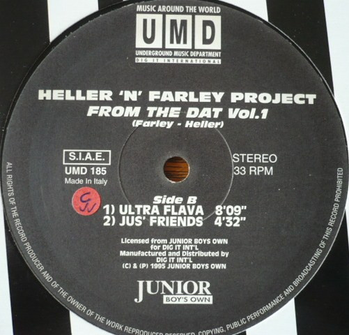 Heller & Farley Project - From The Dat Vol. 1 | Underground Music Department (UMD) (UMD 185) - 3